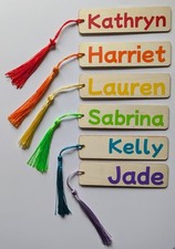 Wooden bookmark personalised - wooden,