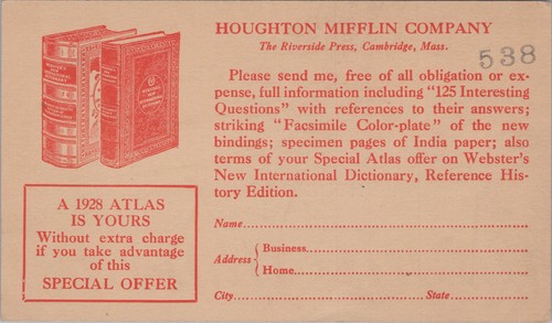 1928 houghton mifflin - 1928,