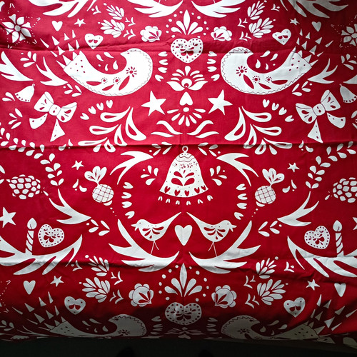 280cm ikea red white - 2.8m,