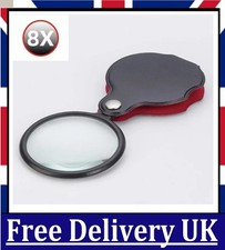 8x Folding Magnifying Glass
