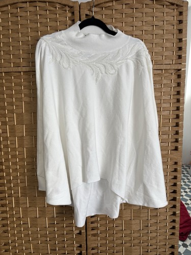 Ladies one size plus white - ladies,