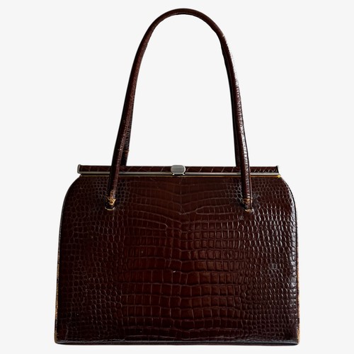 Vintage 1950s crocodile - 1950s,