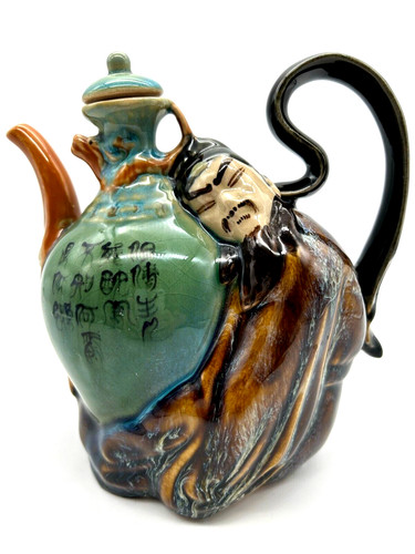 Vintage majolica sleeping - majolica,