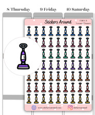 Rainbow vacuum cleaner - rainbow, planner