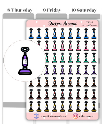 Rainbow vacuum cleaner planner - rainbow,