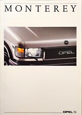Opel Monterey Brochure 1992 ch