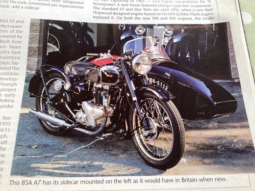 Bsa 47 sidecar - a7,