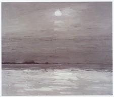 Light over Sea at Llanddwyn Kyffin Williams Wales print in 11x14 mount SUPERB