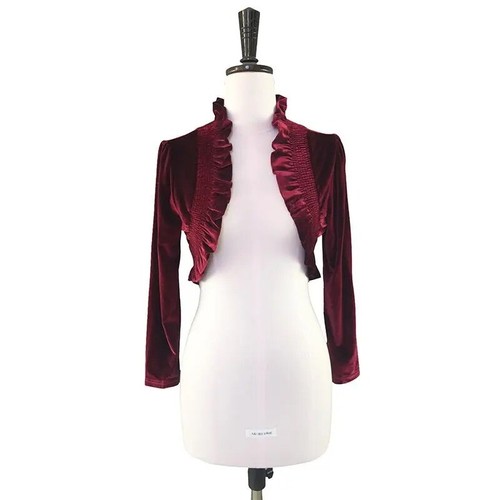 Women velvet bolero - 1x,