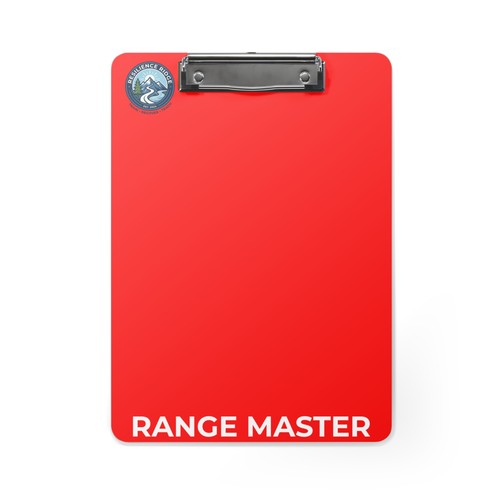 Range master clipboard red - range,
