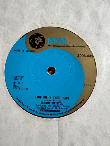Johnny bristol hang on in - -,