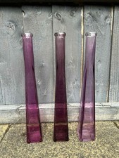 3 X TALL LILAC PURPLE TINTED