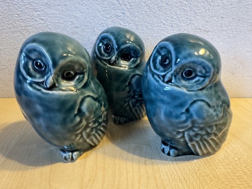 Poole pottery vintage owls - poole,