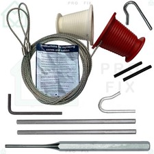 GARAGE DOOR WIRE CABLE HENDERSON CABLES WIRES MERLIN UP OVER CANOPY REPAIR KIT