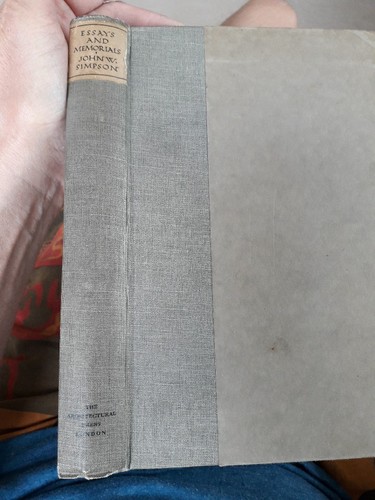 Essays and memorials by - and, john