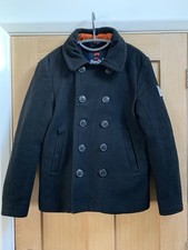 Men’s Black 38” Chest Superdry Pea Coat