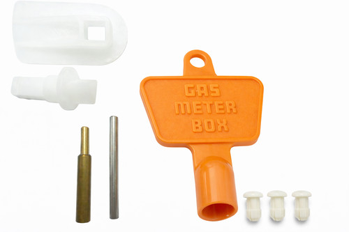 Surface mounted gas meter box - mounted,