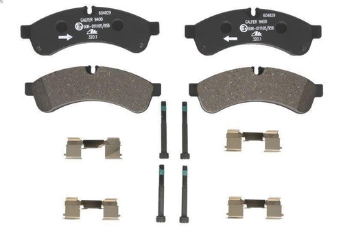 Brake pad set disc - disc, ate