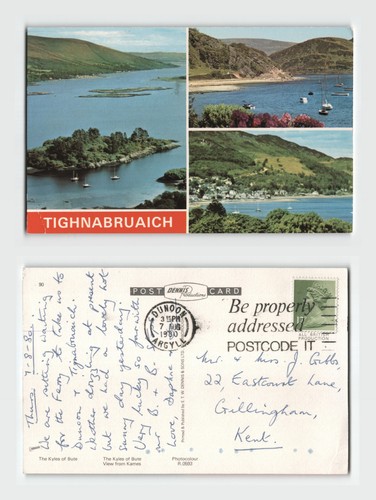 Postcard tighnabruaich kyles - postcard,