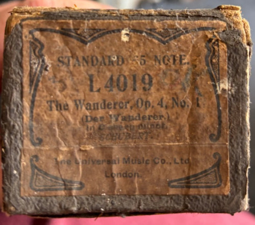 Vintage pianola roll - roll,