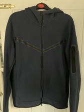 Nike Tech Fleece Midnight Blue Full Zip Hoodie (Small) RRP £110