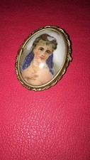 Romantic French Brooch By Limoges