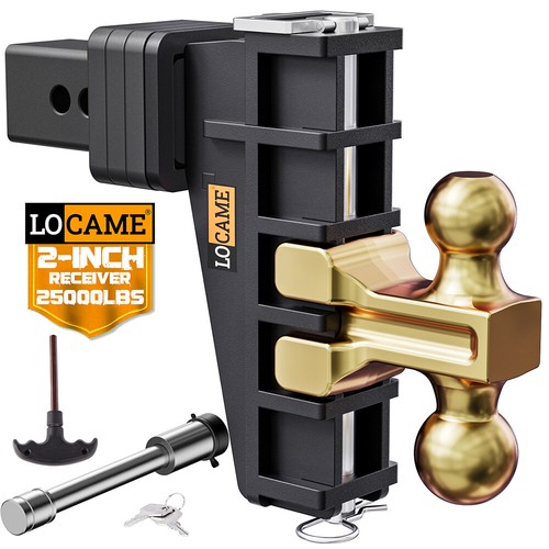 Adjustable trailer hitch - adjustable,