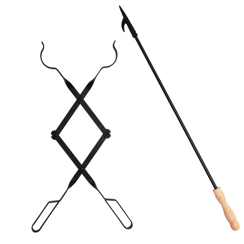Long fire tongs - tongs,, fireplace