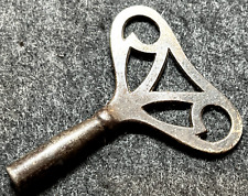 ANTIQUE ORNATE METAL CLOCK KEY GOOD USED CONDITION FOR AGE