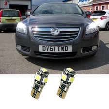 For Vauxhall Insignia 2008-16 White 501 LED Side Light Beam Bulbs Pair Upgrade