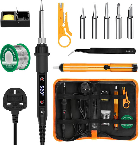 Soldering iron kit - kit, 80w