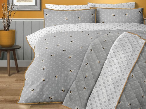 Bees duvet cover pillowcase - bees, &