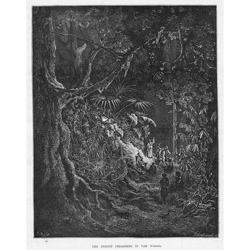 The hermit preaching - preaching,