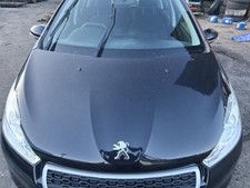 2014 PEUGEOT 208 FRONT BONNET HOOD PANEL PEARL BLACK KTV
