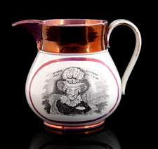 Antique Sunderland Jug Queen