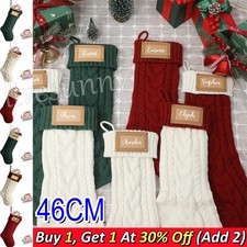 Personalised Giant Large Christmas Stocking Gifts Bag Ornaments Xmas Decor 46CM,
