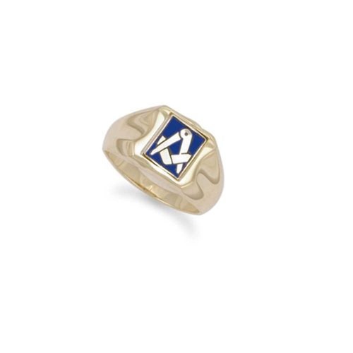 9ct yellow gold enamelled - yellow,