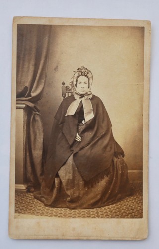 Cdv victorian lady with - victorian,