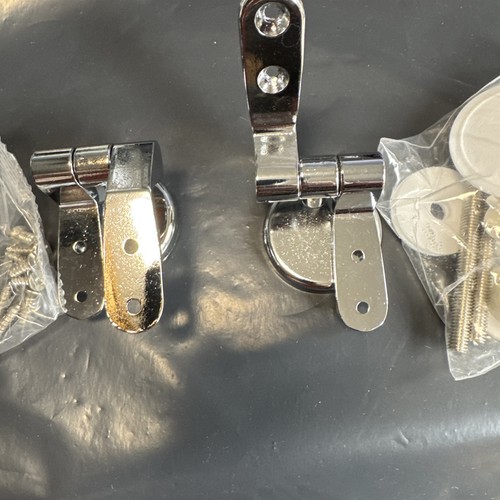 Toilet seat hinges - toilet,
