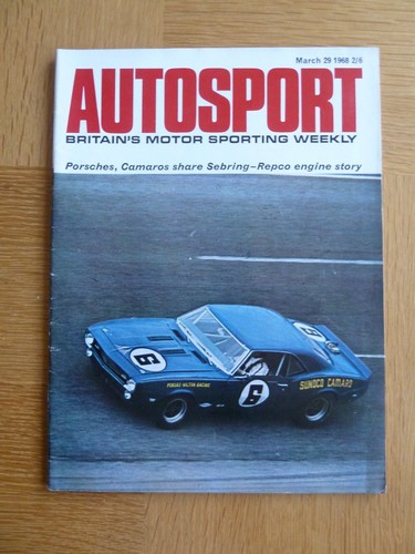 Autosport magazine mar 1968 - magazine,