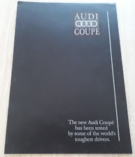 Audi Coupe Brochure c.1988 -