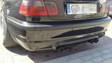 BMW 3 e46 m3 CSL style Rear lip diffuse for msport 2 mtech bumper