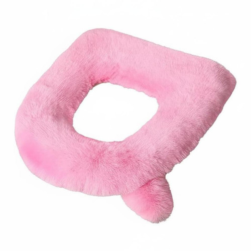Plush toilet seat cover ultra - plush,