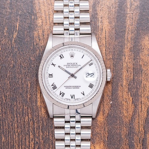 1995 rolex datejust 36mm white - datejust,