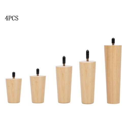 4pcs wooden furniture legs - wooden,