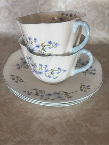 Vintage set shelley blue - vintage,