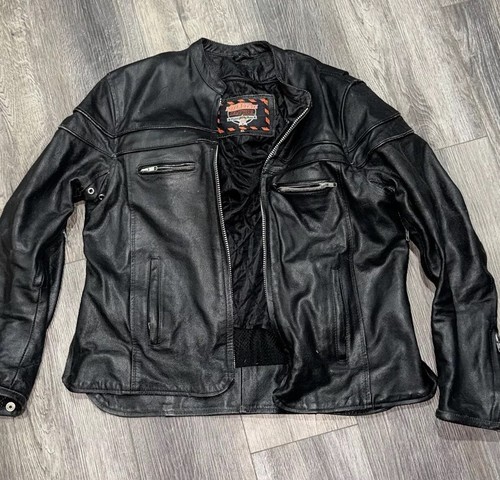 Interstate leather biker - interstate,