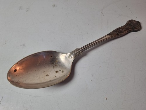 Silver plated vintage spoon - vintage,