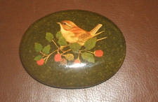 Hand Painted Wren on a Pebble