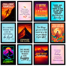 Motivational Vinyl Fridge Magnets – Inspiring Home Decor with Positive Quotes